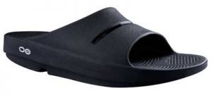 OOFOS Footwear black slide