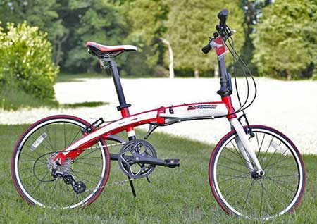 Ferrari folding bike by Downtube