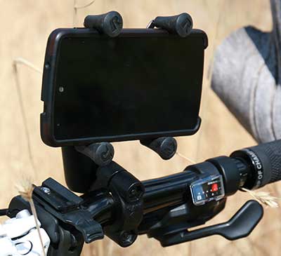 X-Grip phone mount on my fat bike